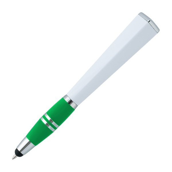 Twist Action Square Ad Pen with Stylus