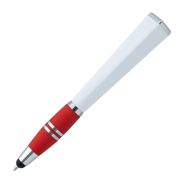 Twist Action Square Ad Pen with Stylus