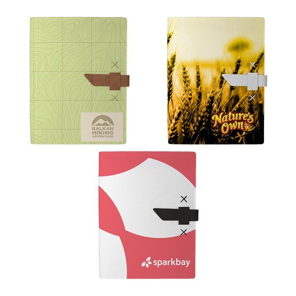 Hubbard Recycled Dye-Sublimated Felt Padfolio