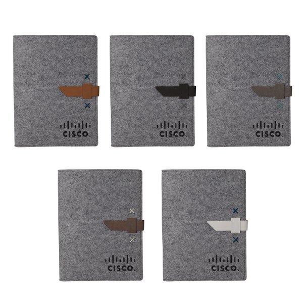 Boxelder Recycled Felt Padfolio