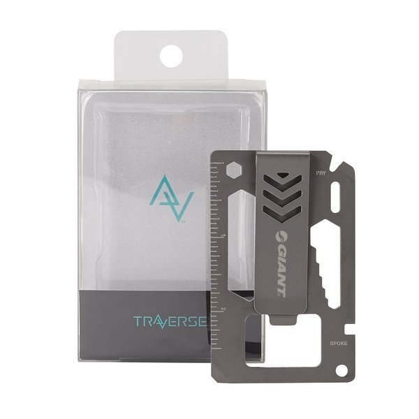 Bridger 9-In-1 Laser Engraved Money Clip Multitool
