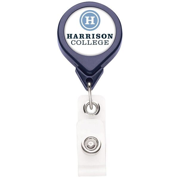 Premium Round Badgeholder, Alligator Clip