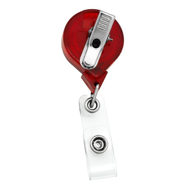 Premium Round Badgeholder, Alligator Clip