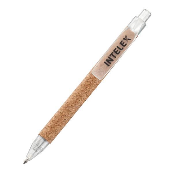 Helios Cork Barrel Retractable Pen