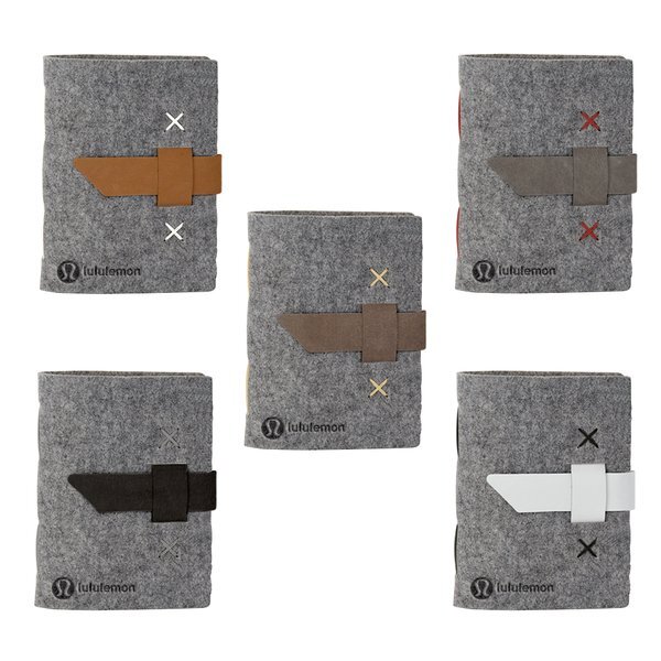 Harlequin Felt Journal, 5-1/4" x 6-7/10"