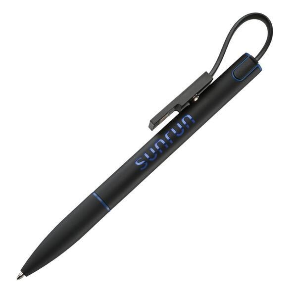 Stowaway Metal Pen & Charging Cable