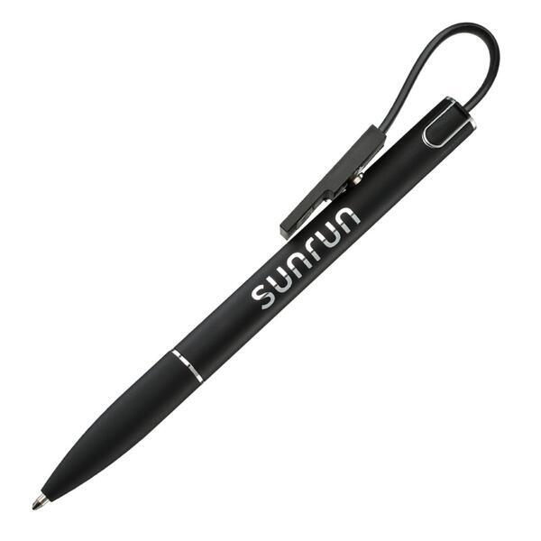 Stowaway Metal Pen & Charging Cable