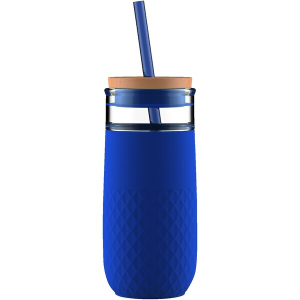 Ello® Devon Glass Tumbler w/ Straw, 20oz.