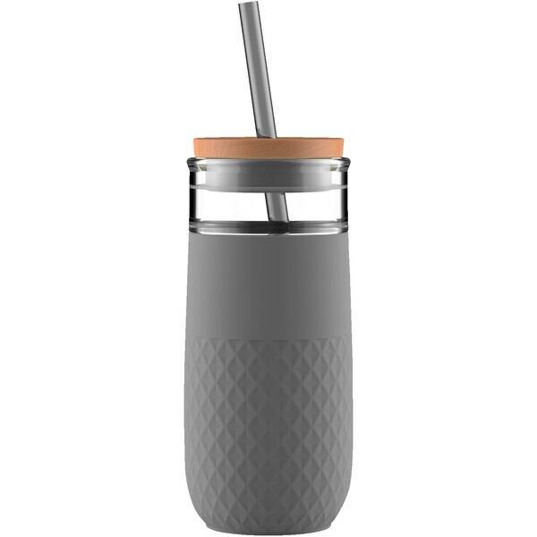 Ello® Devon Glass Tumbler w/ Straw, 20oz.