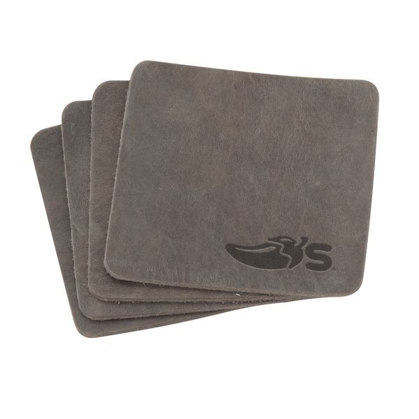 Tanner Leather Coaster, Set of 4