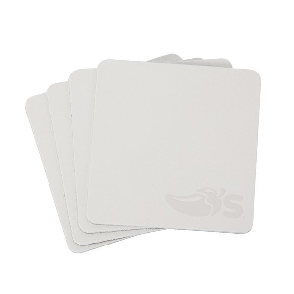 Tanner Leather Coaster, Set of 4