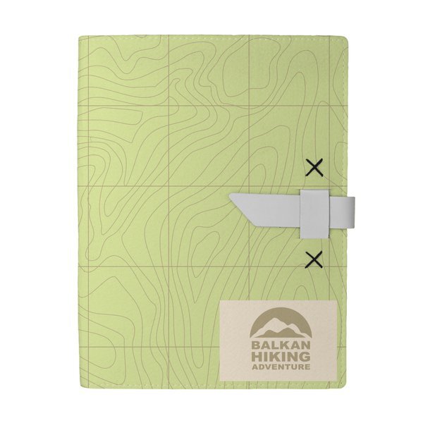 Hubbard Recycled Dye-Sublimated Felt Padfolio