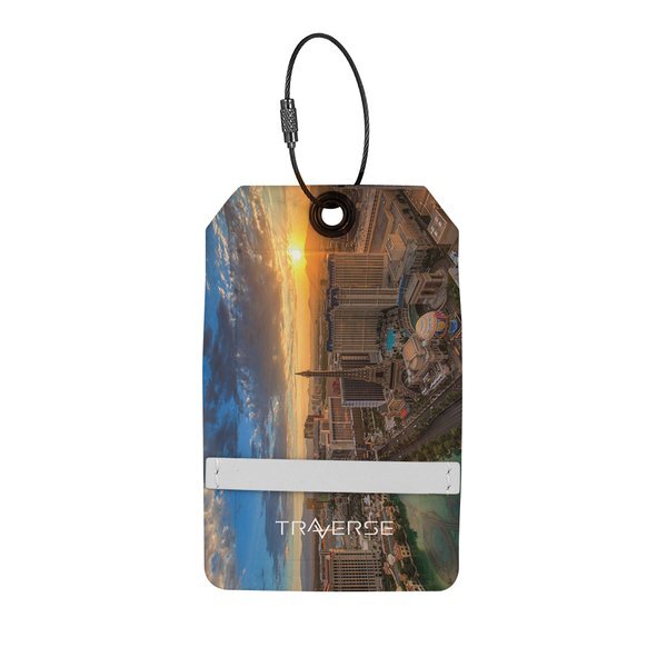 Pikes Recycled Dye-Sublimated Felt Luggage Tag