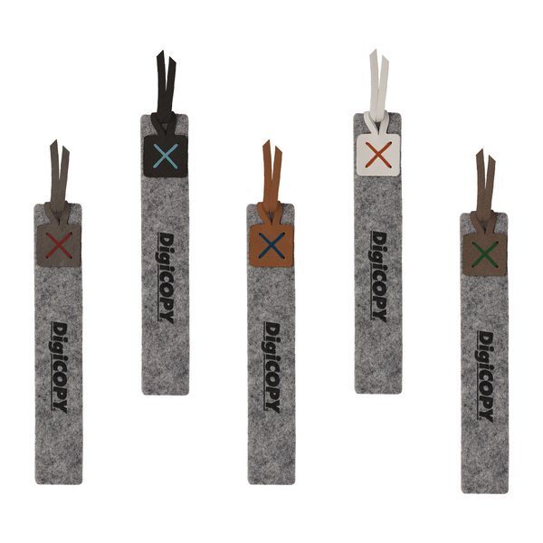 Beech Recycled Felt Tasseled Bookmark