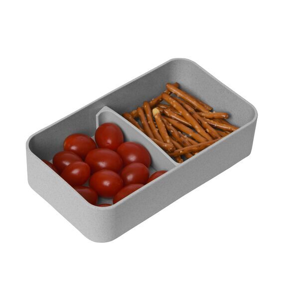 Eco-Friendly Wheat Straw Lunch Set w/ Bamboo Lid