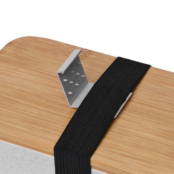 Eco-Friendly Wheat Straw Lunch Set w/ Bamboo Lid