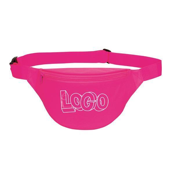 Two-Zipper Polyester Fanny Pack