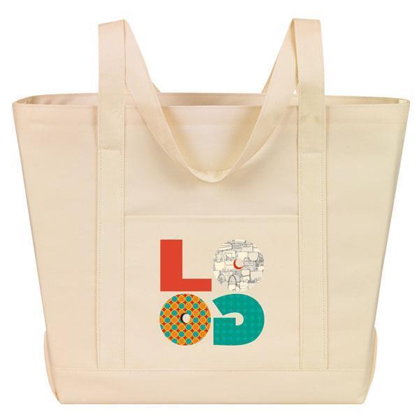 Seaside XL 600D Boat Tote Bag