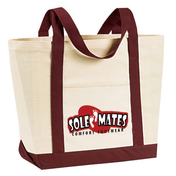 Two-Tone Traditional 600D Boat Bag