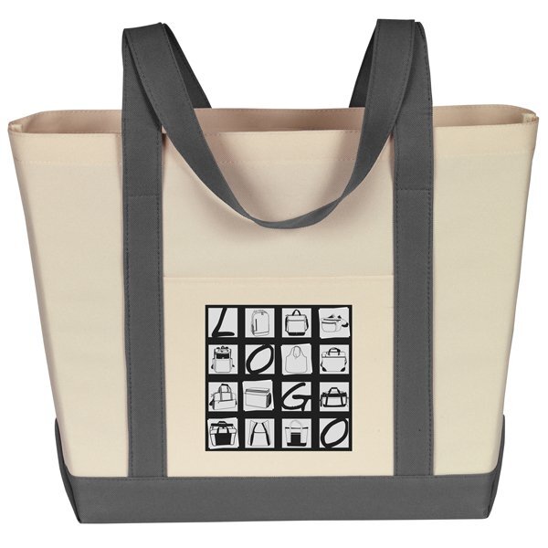 Two-Tone Traditional 600D Boat Bag