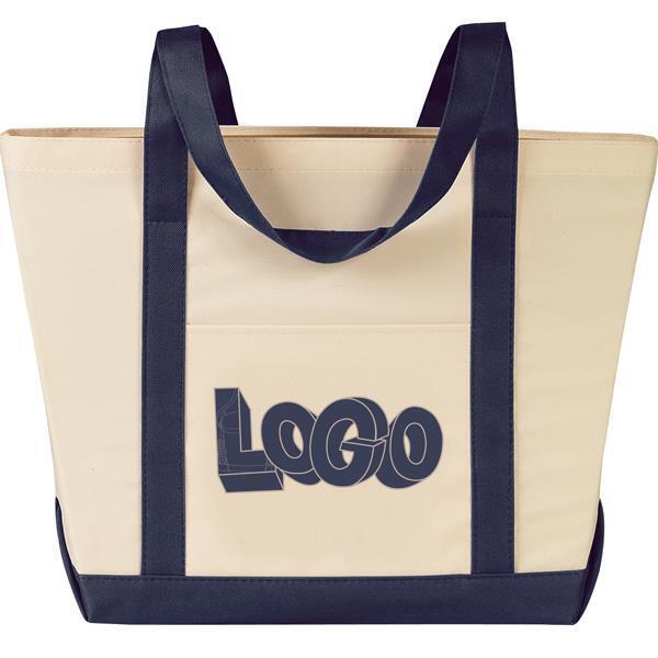 Two-Tone Traditional 600D Boat Bag