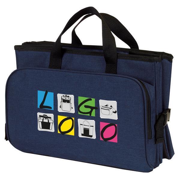 Premium Heathered 40 Can Cooler & Trunk Organizer