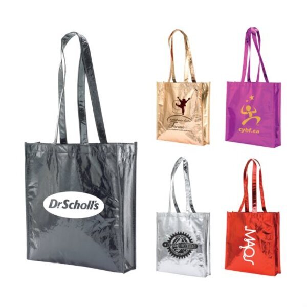 Festival Metallic Non Woven Tote Bag