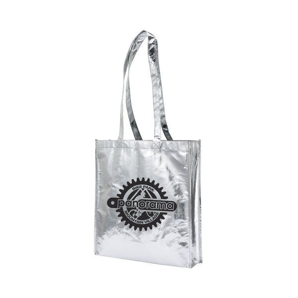 Festival Metallic Non Woven Tote Bag