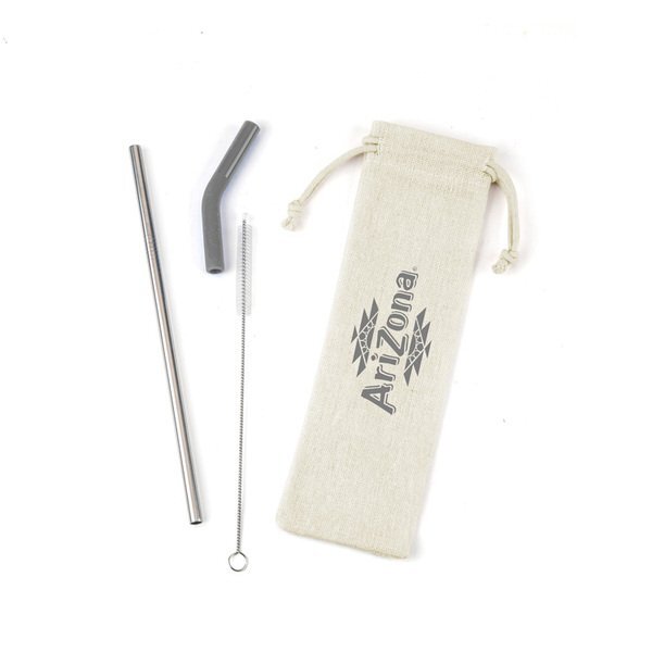Reusable Stainless Steel Straw Set