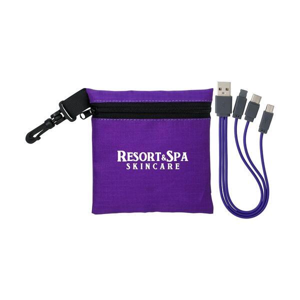 Trendy Type C USB Cable w/ Pouch