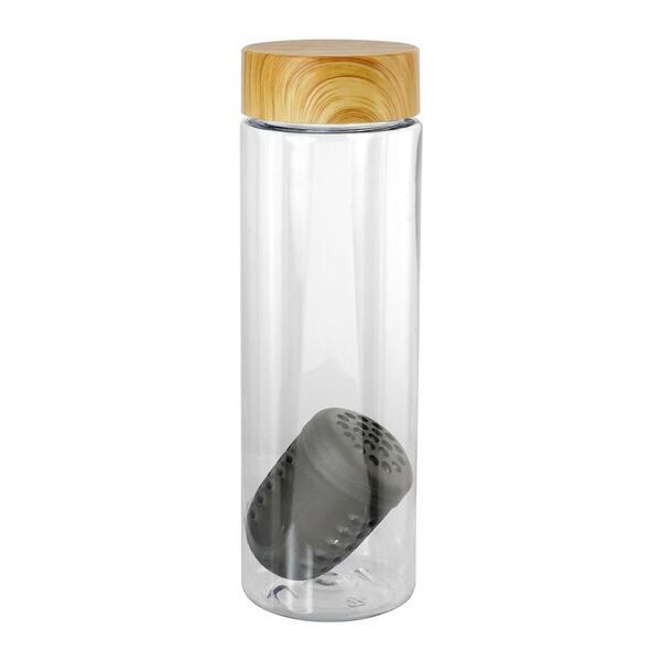 Bamboo Lid Bottle w/ Colorful Floating Infuser, 24oz.