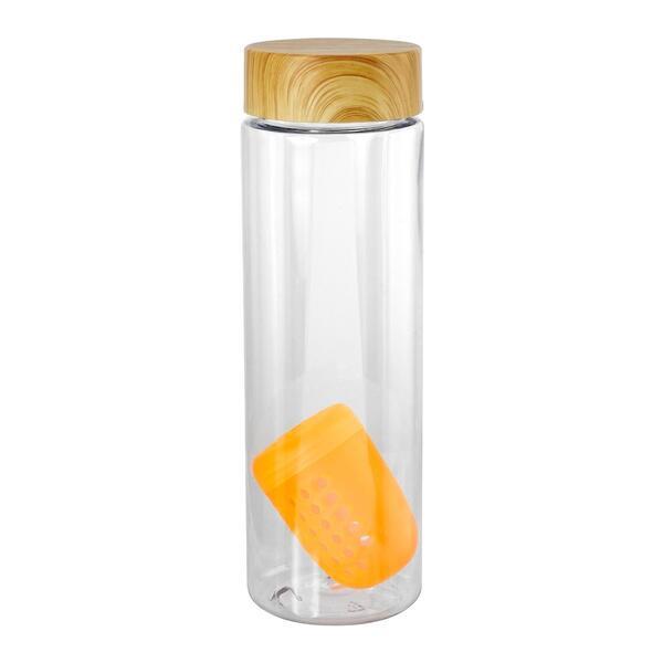Bamboo Lid Bottle w/ Colorful Floating Infuser, 24oz.