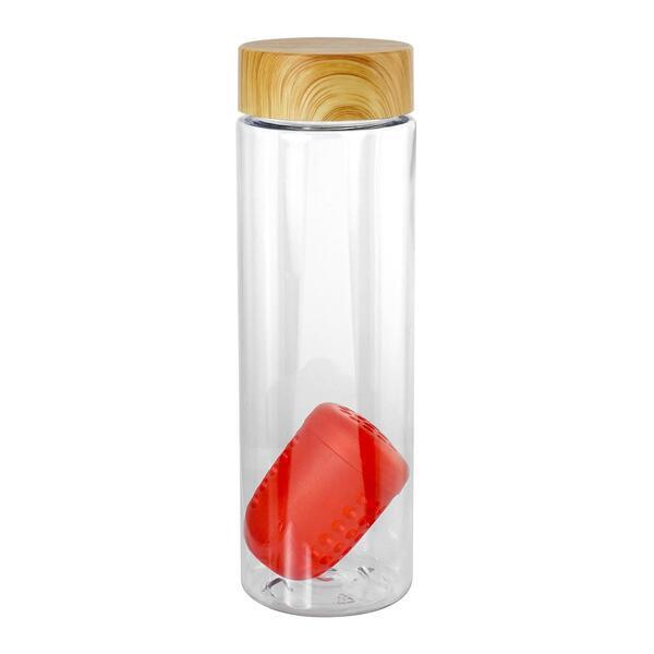 Bamboo Lid Bottle w/ Colorful Floating Infuser, 24oz.