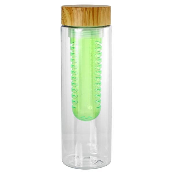 Bamboo Lid Bottle w/ Colorful Infuser, 24oz.