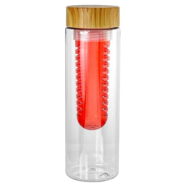 Bamboo Lid Bottle w/ Colorful Infuser, 24oz.