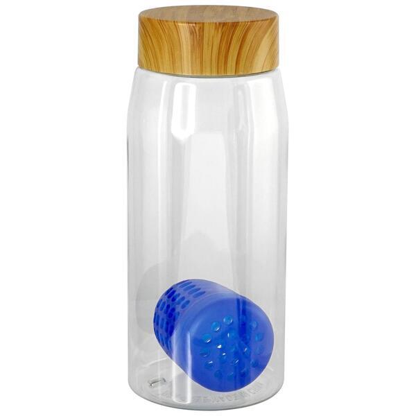 Bamboo Lid Bottle w/ Colorful Floating Infuser, 25oz.