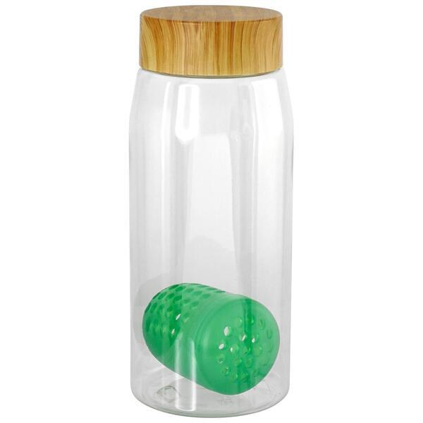 Bamboo Lid Bottle w/ Colorful Floating Infuser, 25oz.