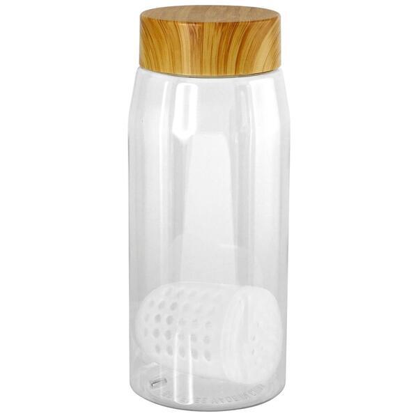 Bamboo Lid Bottle w/ Colorful Floating Infuser, 25oz.