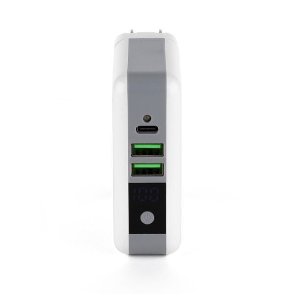 Monterey Wall Adapter Powerbank and Wireless Charger, 6700mAh