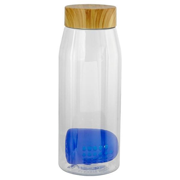 Bamboo Lid Bottle w/ Colorful Floating Infuser, 32oz.