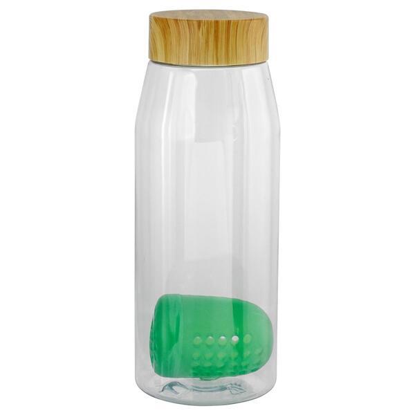 Bamboo Lid Bottle w/ Colorful Floating Infuser, 32oz.