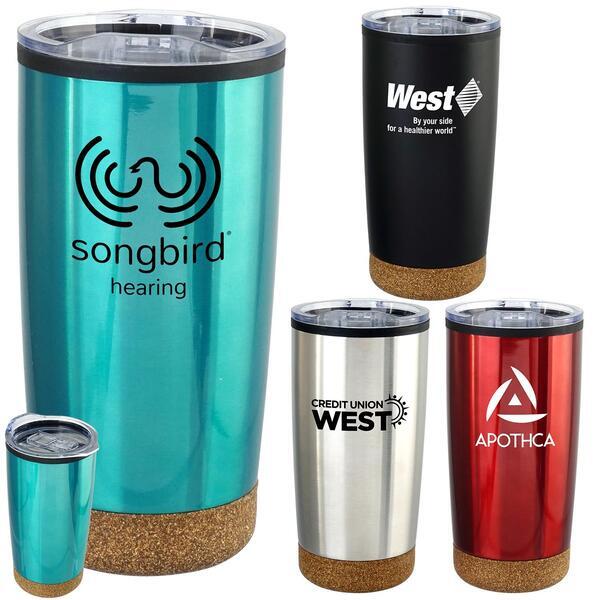 Cork Bottom Tumbler. 16oz.