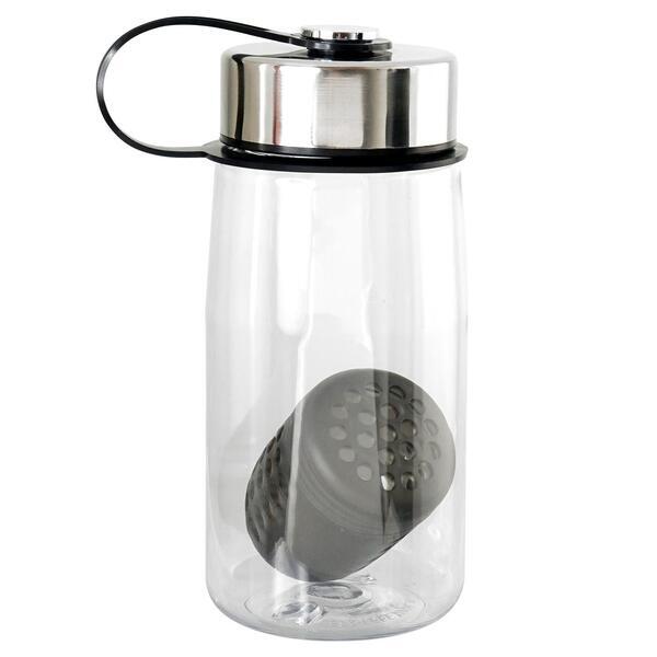 Metal Lanyard Lid Bottle w/ Colorful Floating Infuser, 18oz.