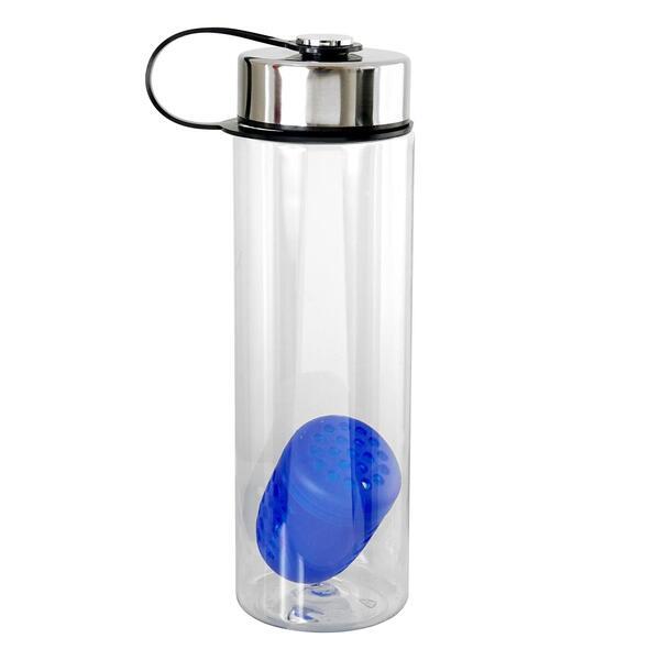Metal Lanyard Lid Bottle w/ Colorful Floating Infuser, 24oz.