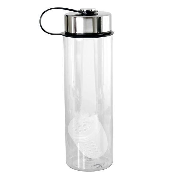 Metal Lanyard Lid Bottle w/ Colorful Floating Infuser, 24oz.