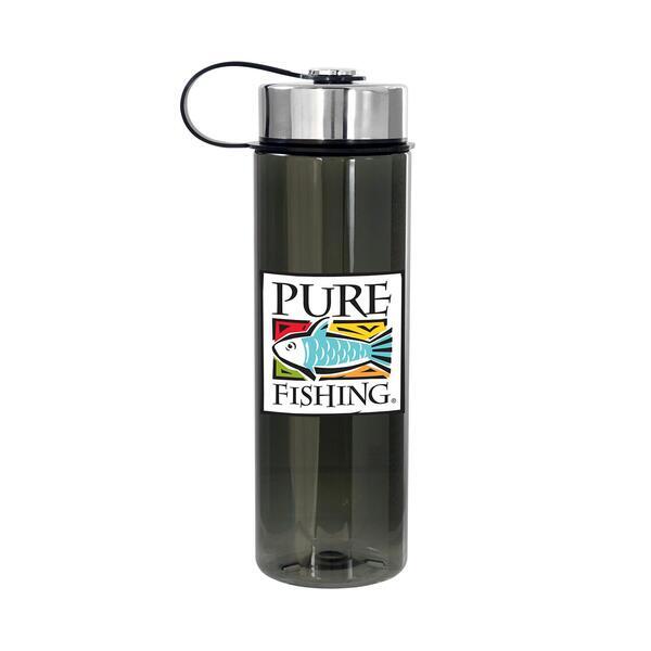 Metal Lanyard Lid Colorful Water Bottle, 24oz.