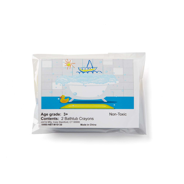 Bathtub 2-Pack Crayon Set in Polybag