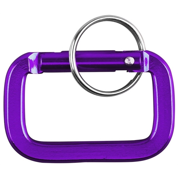 Square Carabiner Key Ring