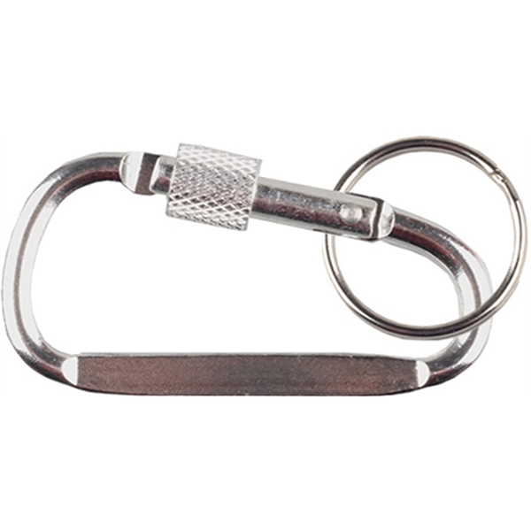 Carabiner Key Chain w/ Secured Screw
