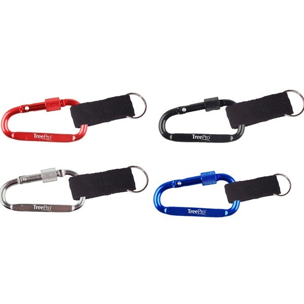 Carabiner Strap Key Chain w/ Secured Screw